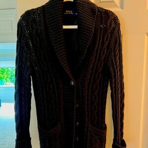 Polo Ralph Lauren button down cable sweater